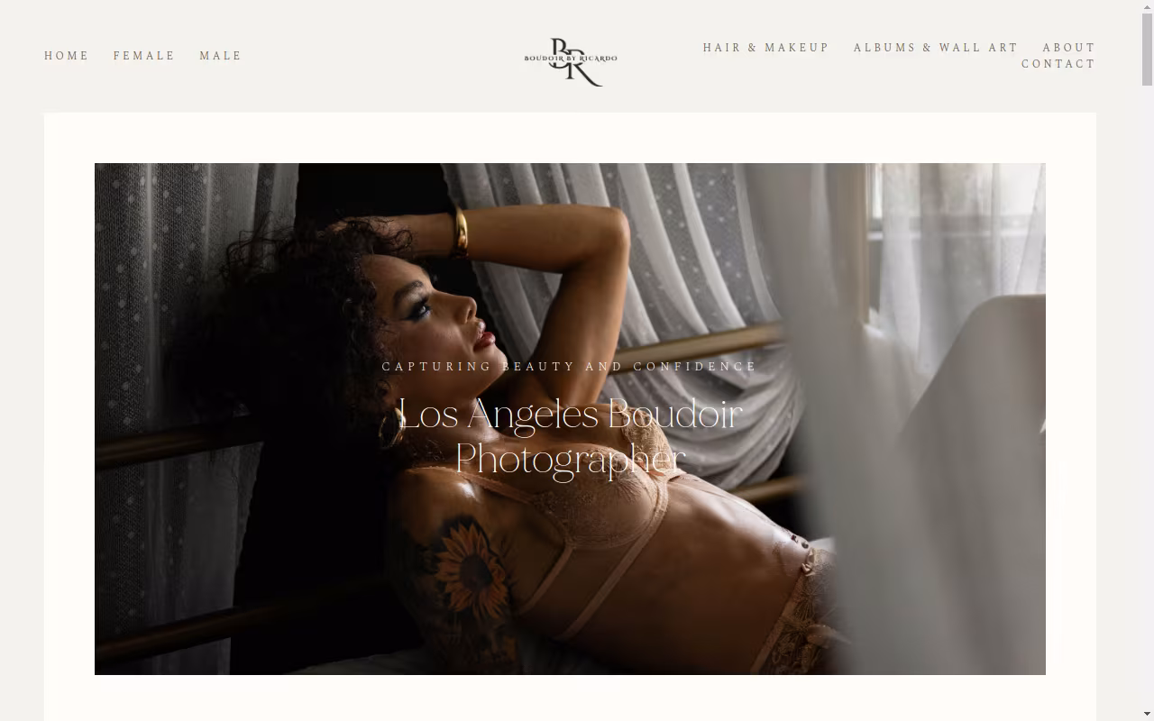 Boudoir by Ricardo - Los Angeles Boudoir Photographer
